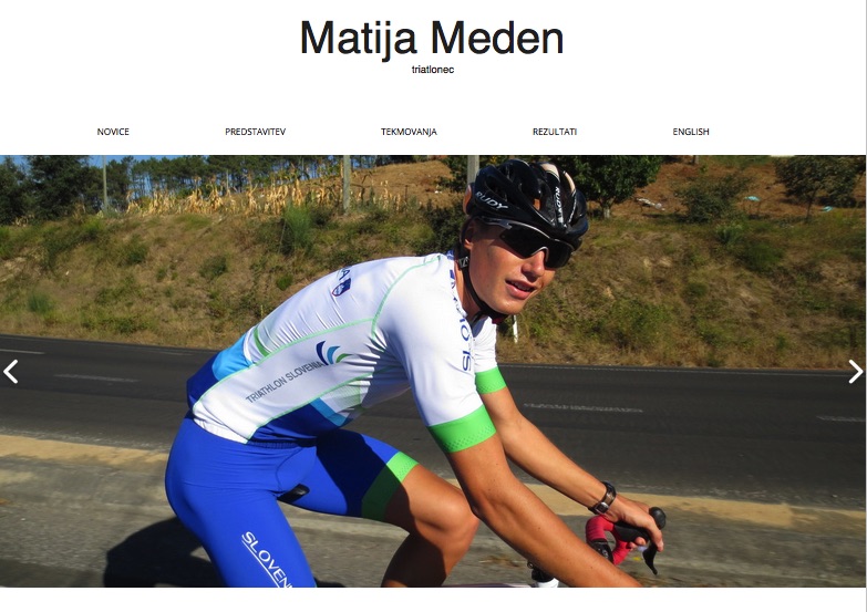 Matija Meden – triatlonec